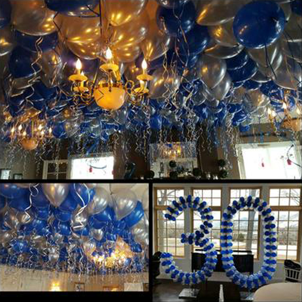 Balloon ceiling decor